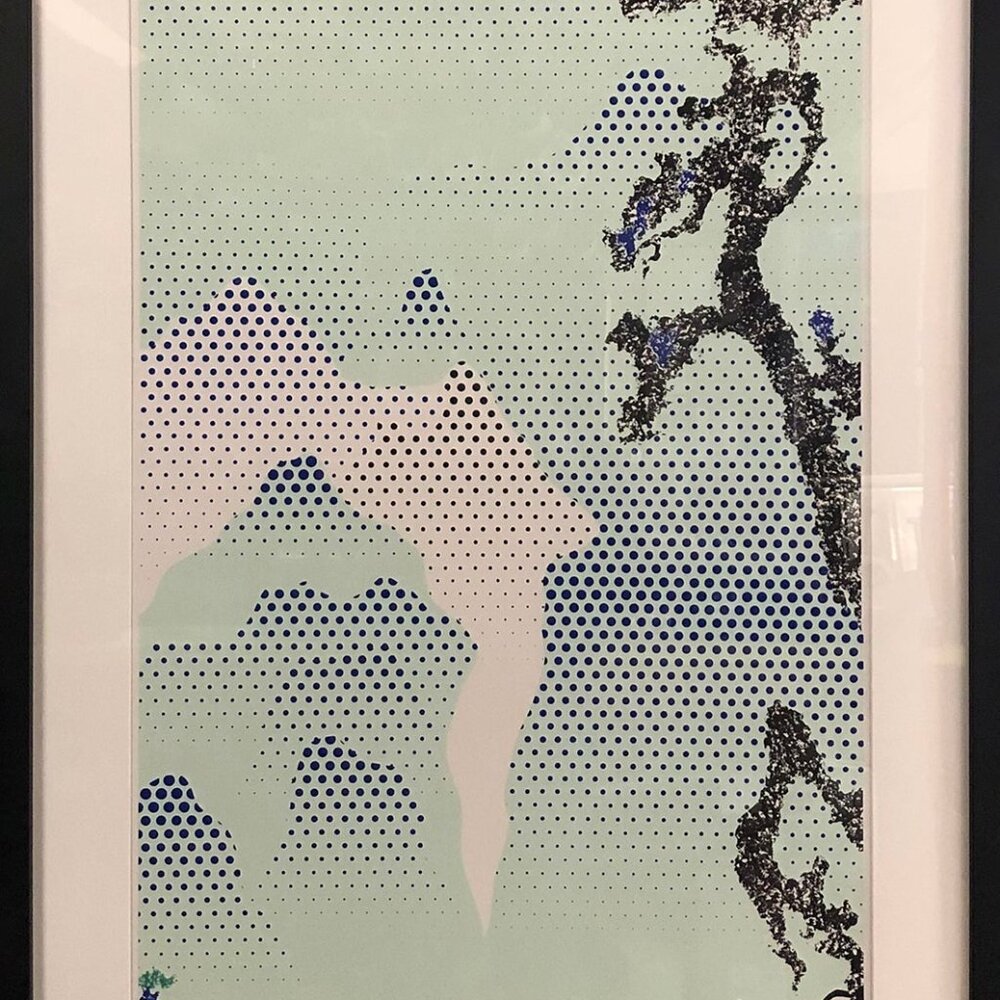 Roy Lichtenstein Landscape with Philosopher Framed